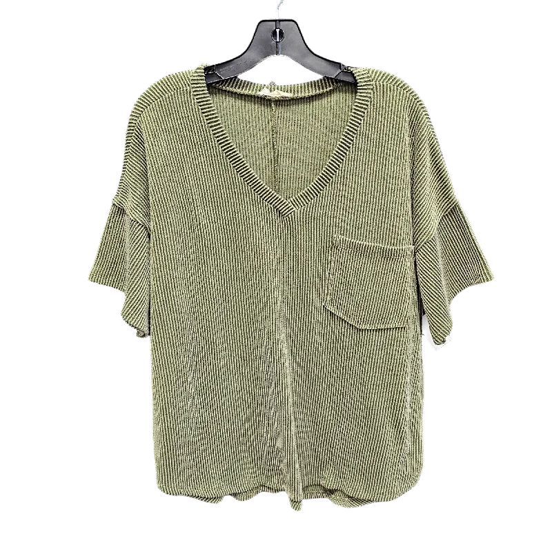 Green Top Short Sleeve Altard State, Size L