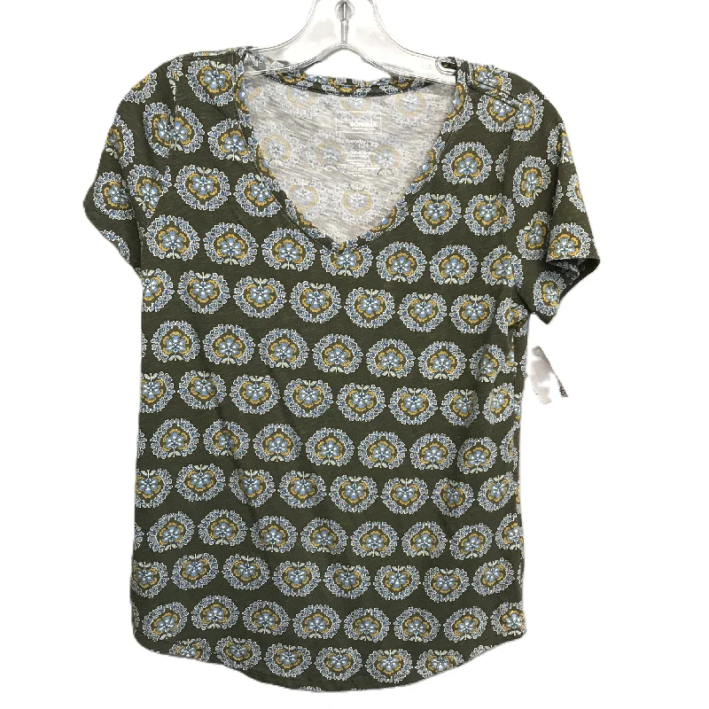 Green Top Short Sleeve By Sonoma, Size: Xs