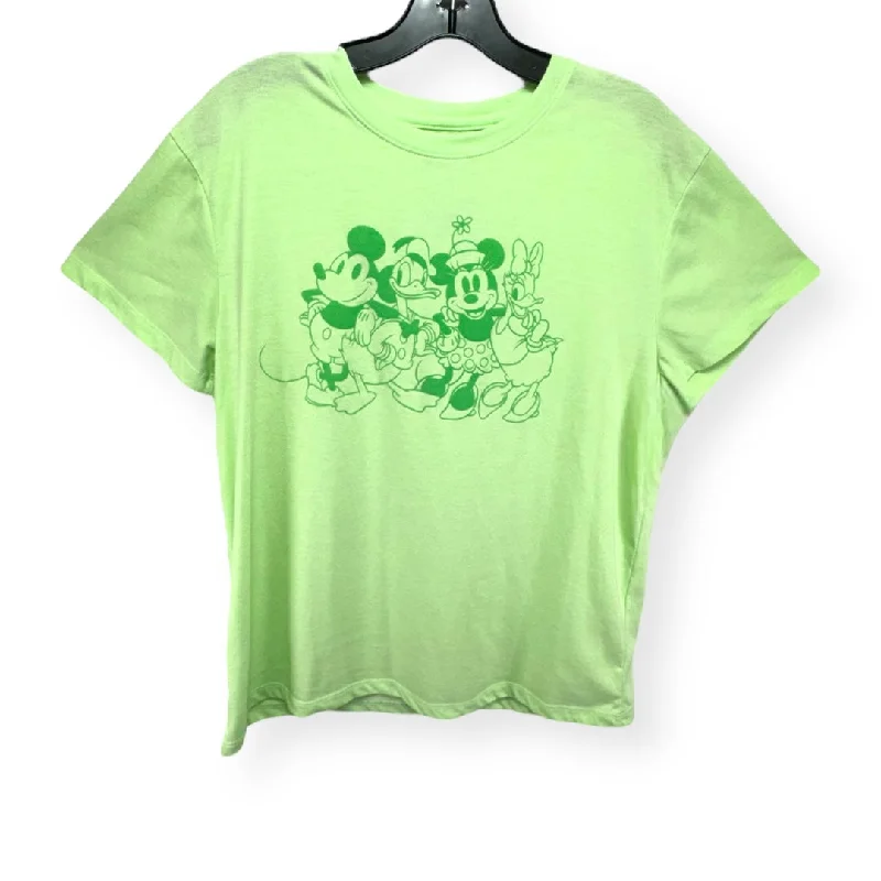 Green Top Short Sleeve Disney Store, Size L