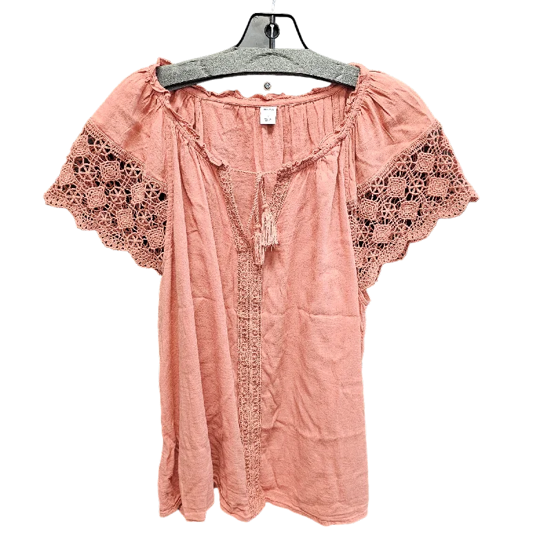 Mauve Top Short Sleeve Old Navy, Size L