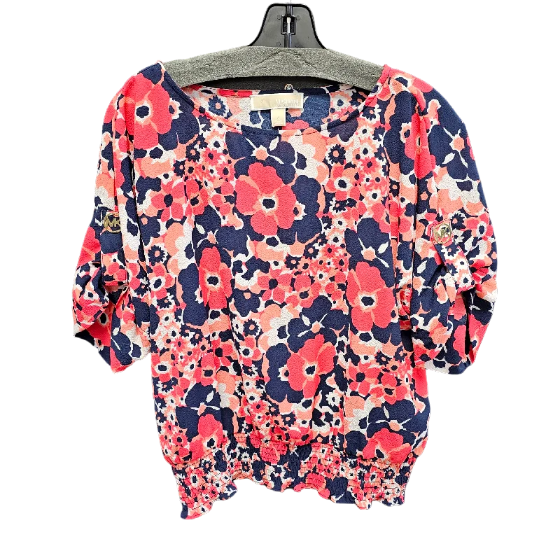 Multi-colored Top Short Sleeve Michael Kors, Size L