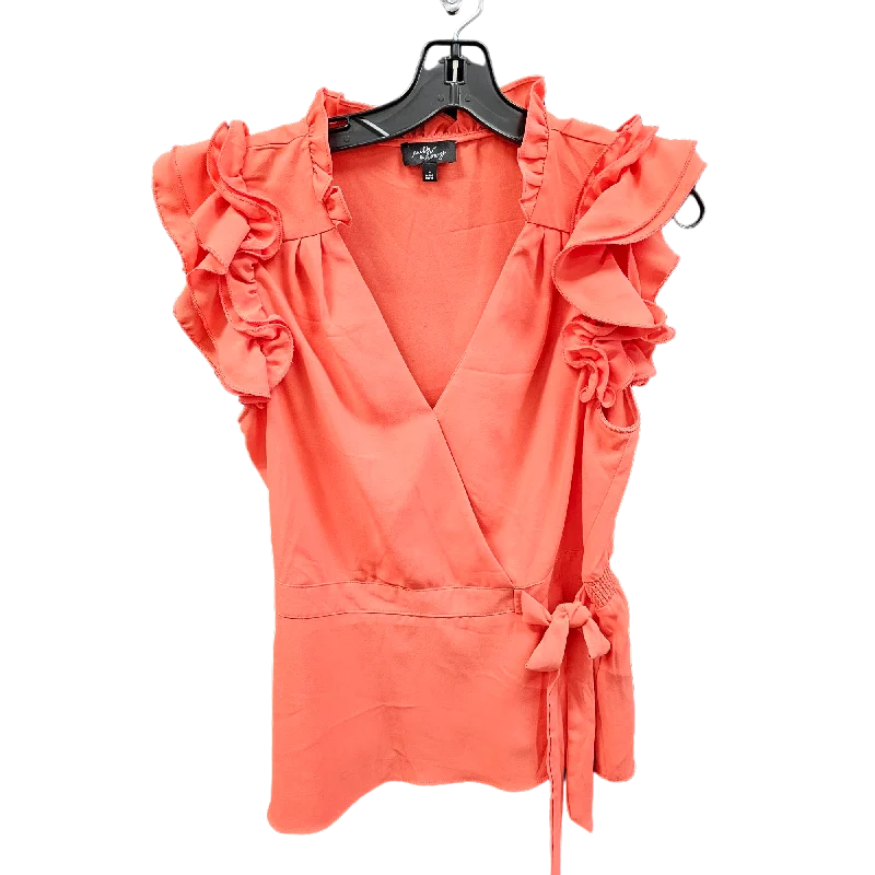 Orange Top Short Sleeve MILK AND HONEY , Size L