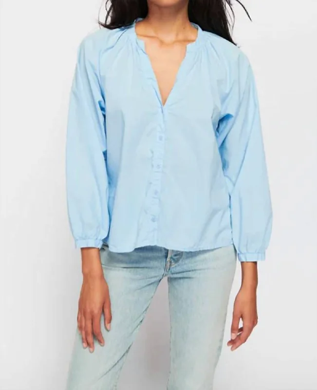 Desire Blouse In Baby Blue