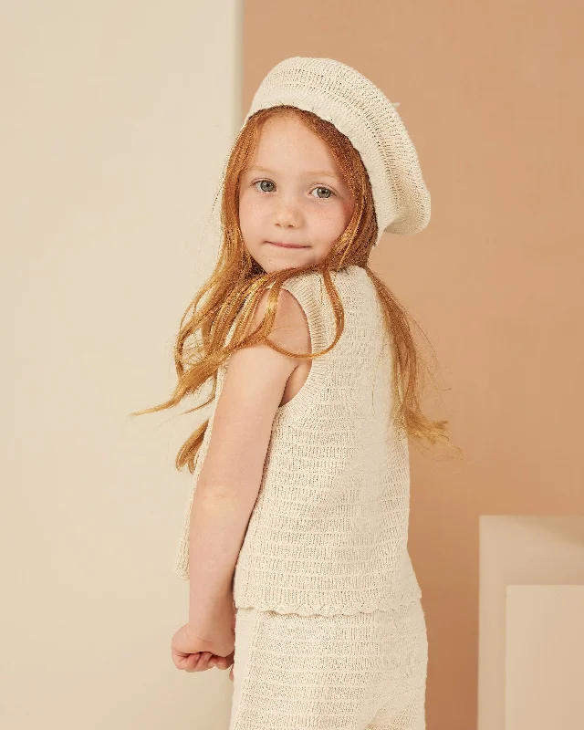 The Knit Vest by Rylee + Cru - Natural - KIDS