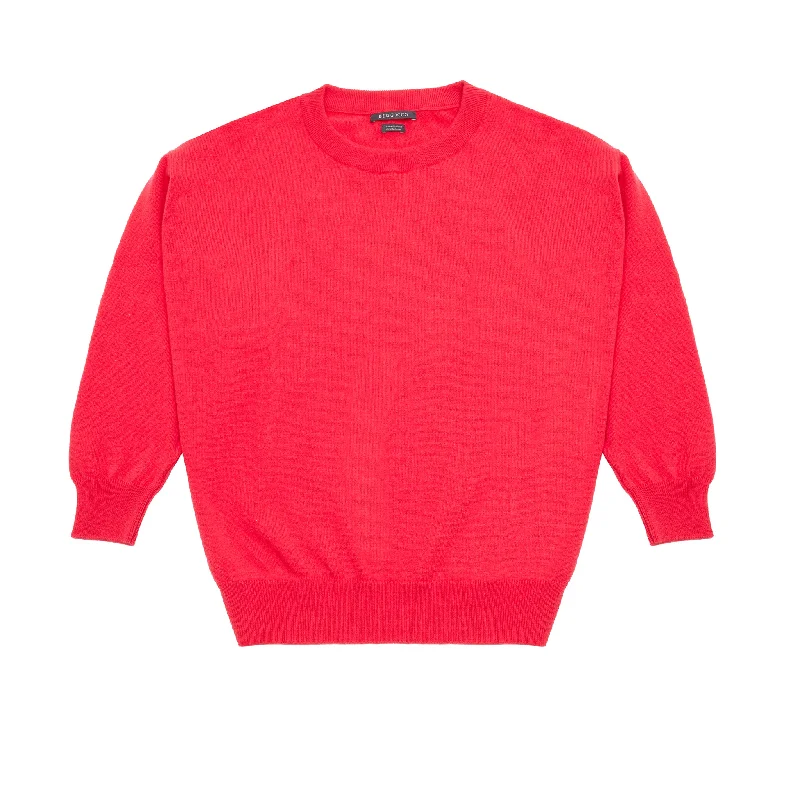 Begg & Co Jade Sweater in Fiery Rose