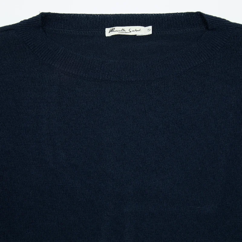 Manuelle Guibal Ashic Cashmere Sweater in Indigo Night