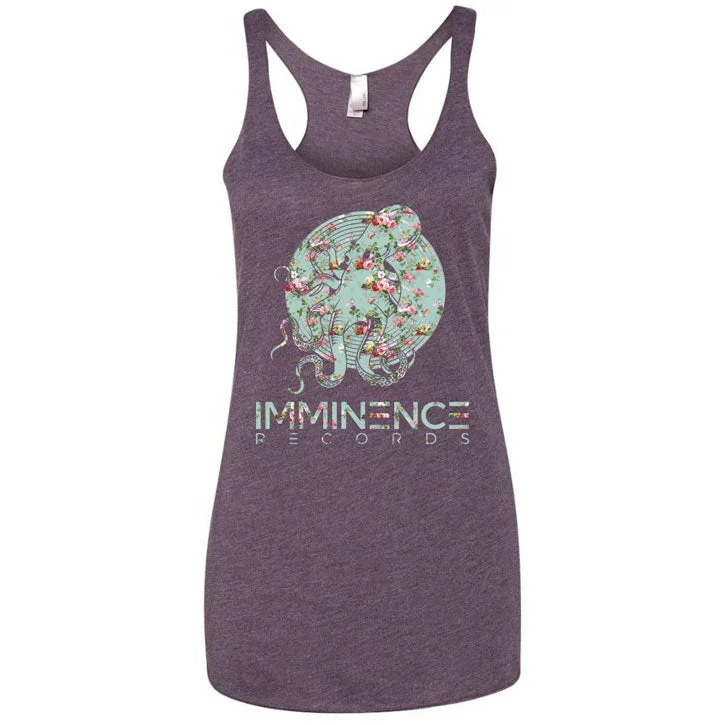 Floral Octopus Logo Womens Tank