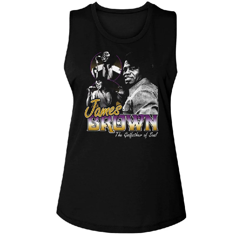 James Brown Godfather Of Soul Womens Tank