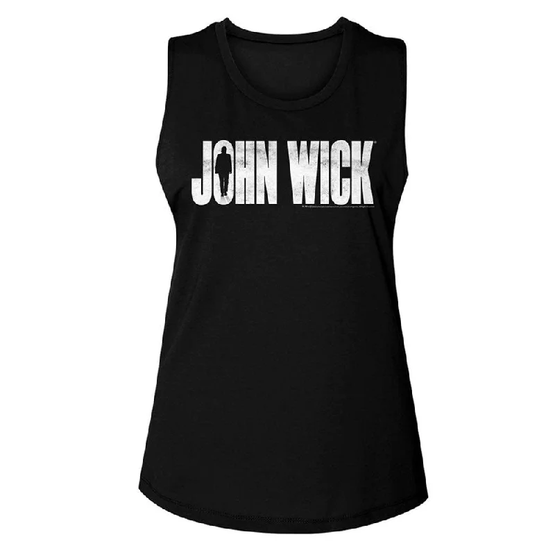 John Wick Silhouette Womens Tank