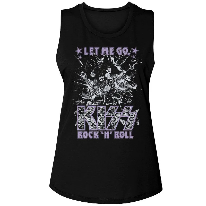 Kiss Glass Breaking Womens Tank