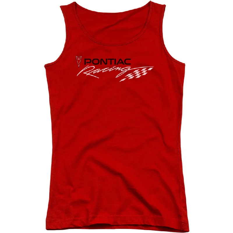 Red Pontiac Racing Womens Tank