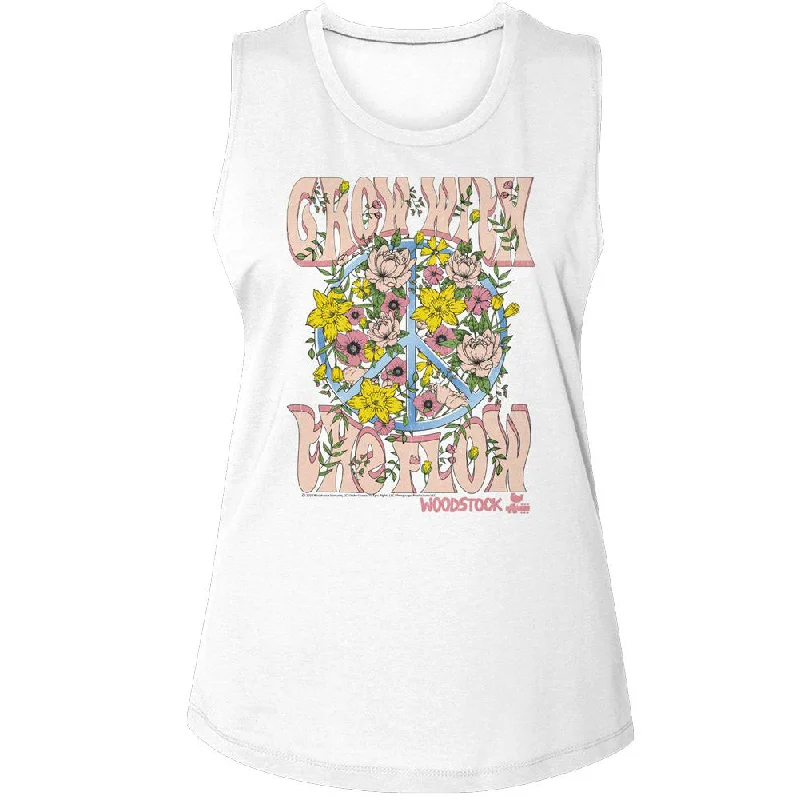 Woodstock Grow With The Flow Womens Tank