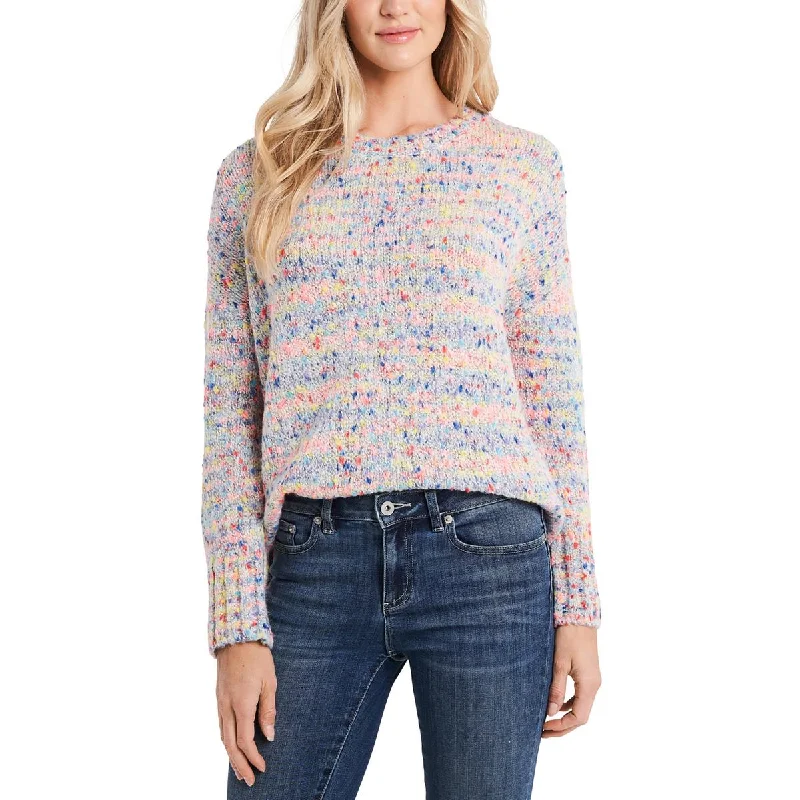 CeCe Womens Marled Knit Pullover Sweater