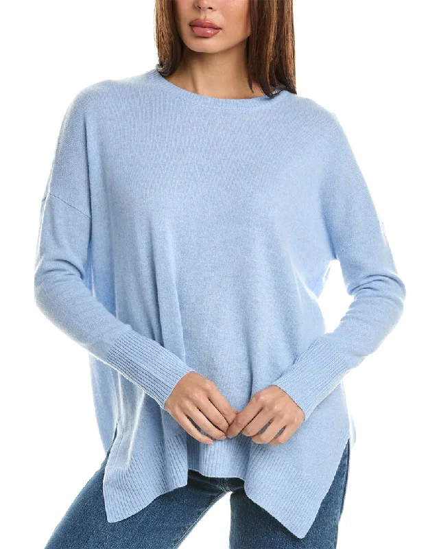 Forte Cashmere Easy Crew Cashmere Pullover