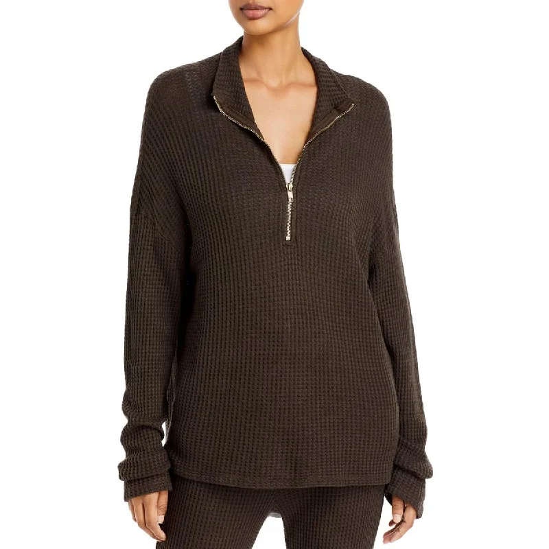 n:PHILANTHROPY Womens Orly Knit Zipper Pullover Sweater