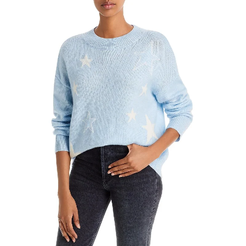 Rails Womens Knit Star Pattern Pullover Sweater