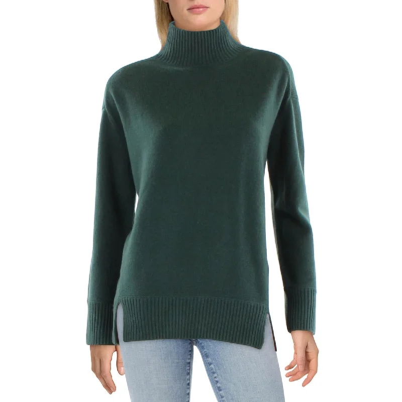 Vince Womens Cashmere Pullover Turtleneck Sweater