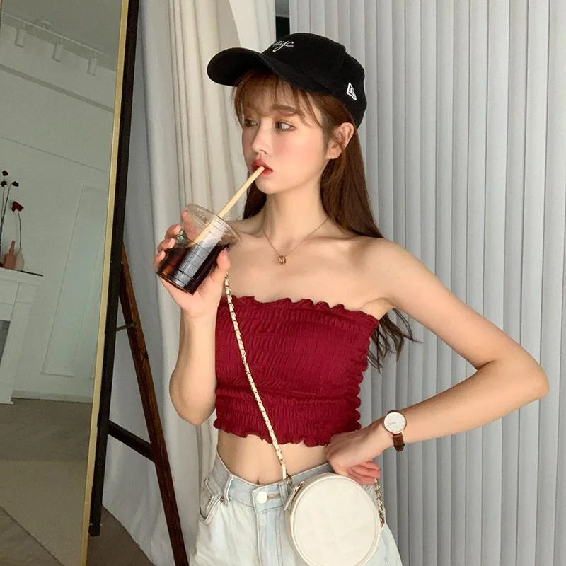 Women's Spaghetti Strap Crop Top