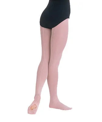 Body Wrappers TotalSTRETCH Mesh Seamed Convertible Tights - C45