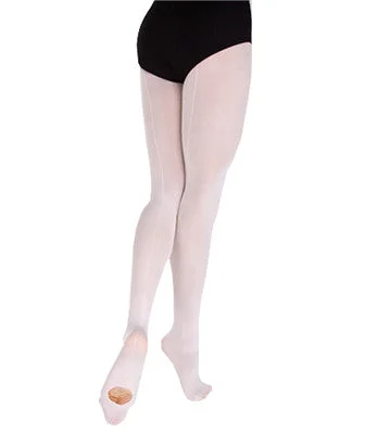 Body Wrappers Child Ultrasoft Microfiber Backseam Convertible Tights - C39