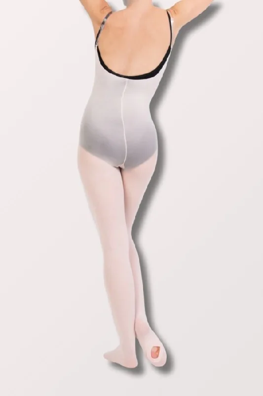 Plus Size Convertible Body Tight with Adjustable Clear Straps - Theatrical Pink